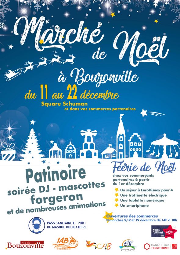 Marche nocturne du Marché de Noël de Bouzonville